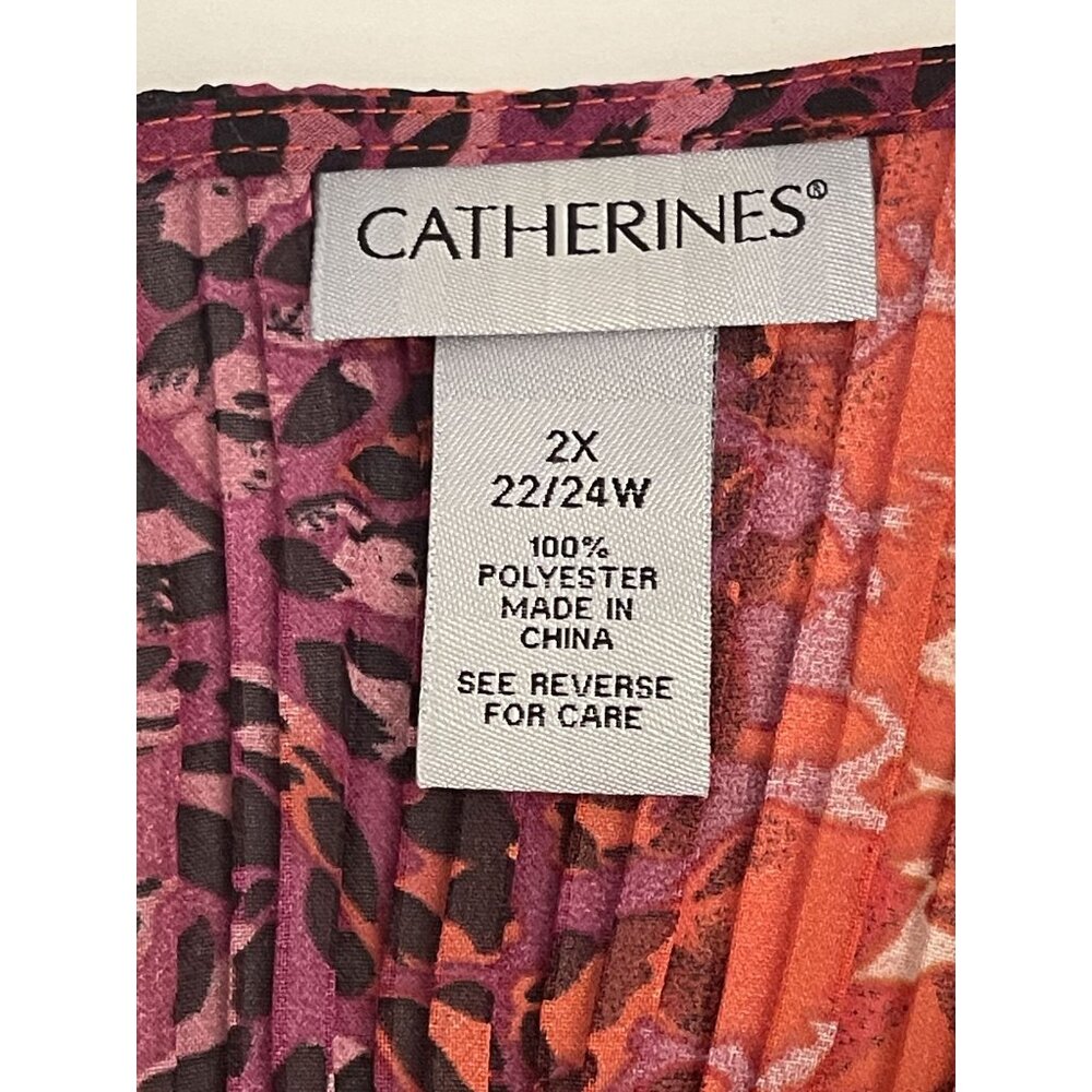 Catherine's Plus 2x Multi-Color Cheetah Print Stu… - image 6